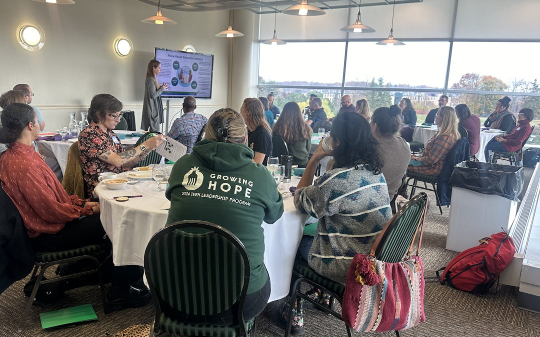 Nearly 20 community partner organizations joined the SEMIS Coalition Community Partner Luncheon on November 4th to share their work and the resources they would like to bring to teachers’ place-based education efforts this year