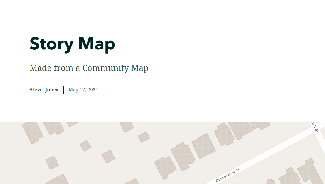 Community Mapping with GIS